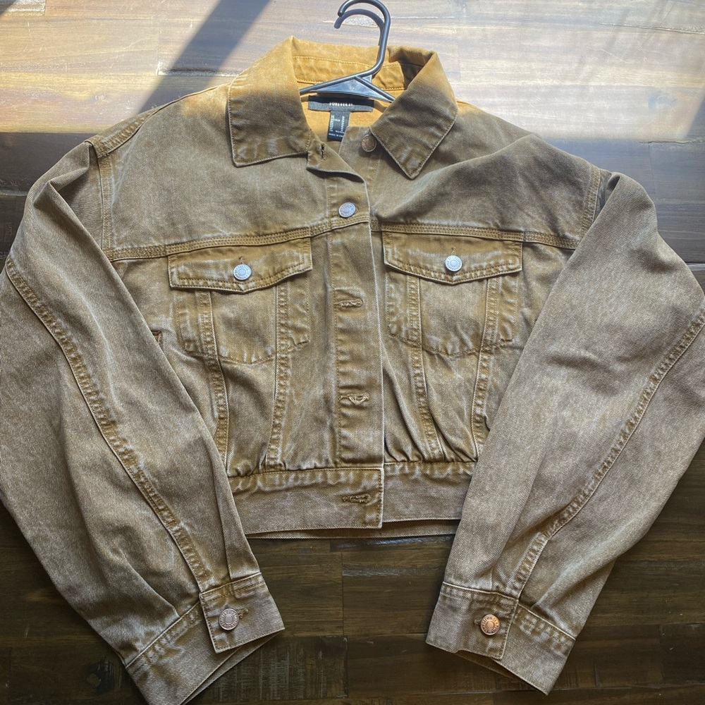 Forever 21 Women’s Crop Jean Jacket